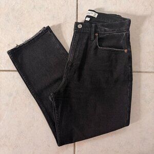 Abercrombie & Fitch Ultra High Rise Ankle Straight Jean *Curve Love